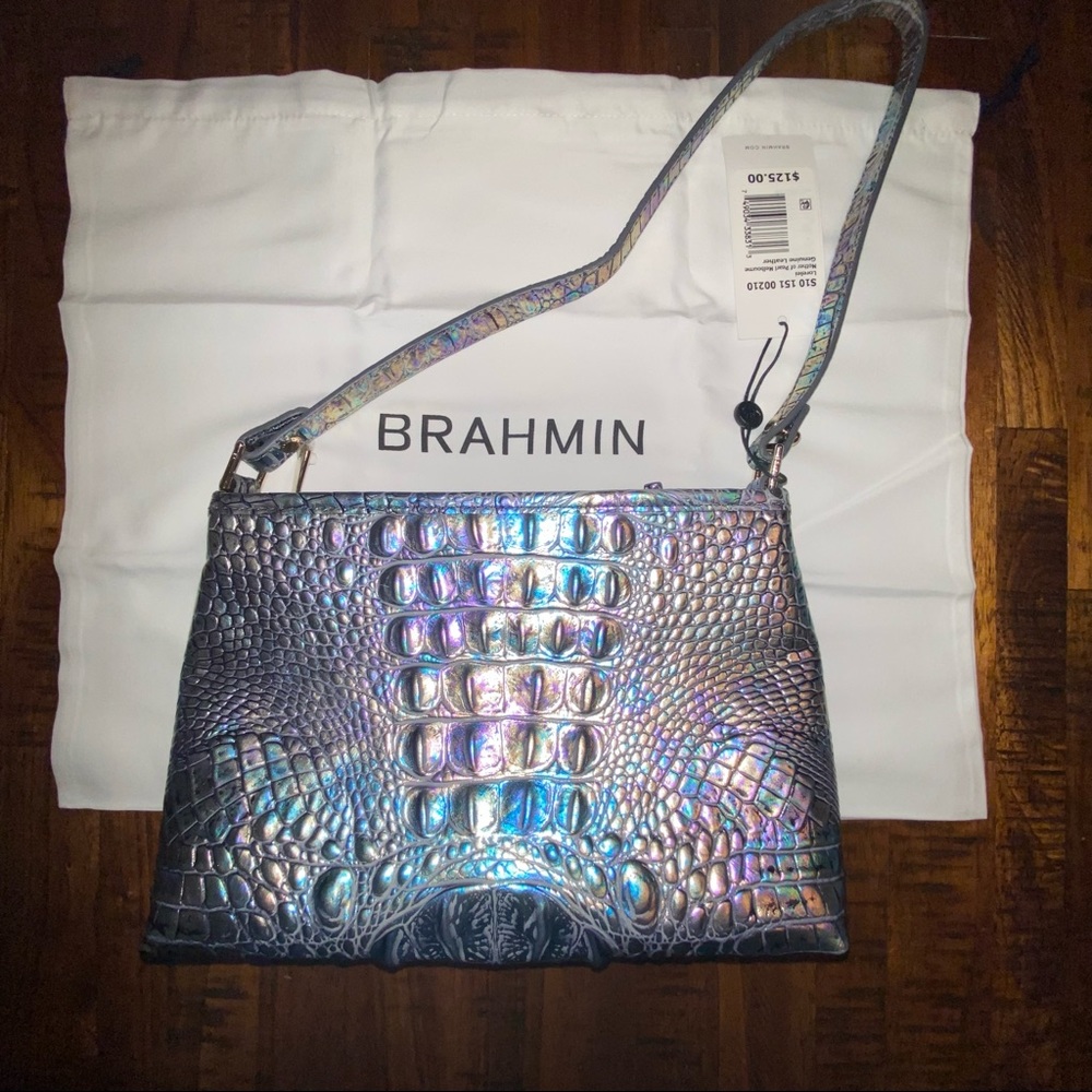 NWT Brahmin Lorelei mother of pearl Melbourne bag.